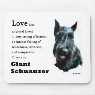 Tapis De Souris Cadeaux Schnauzer géant