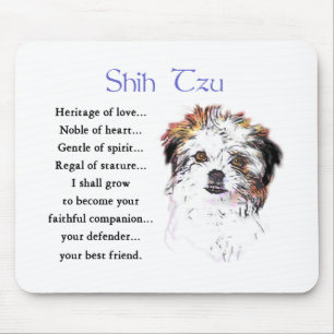 Tapis De Souris Cadeaux Shih Tzu Lovers