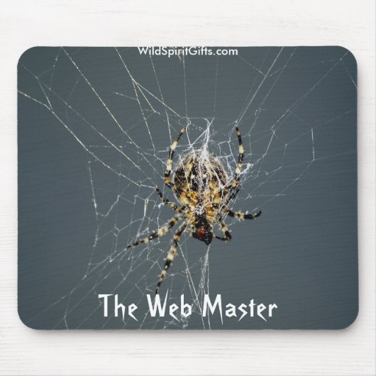 Tapis De Souris Cadeaux 'Spider Web' (Devant)