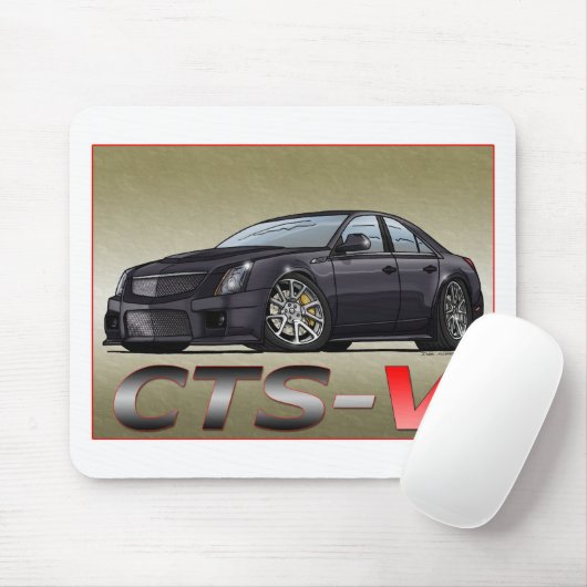 Tapis De Souris Cadillac CTS_V (Avec souris)
