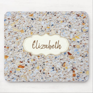 Tapis De Souris Cadre de pierre, de marbre tendance cool - Personn