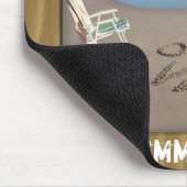 Tapis De Souris Cadre Mousepad de photo de plage (Coin)