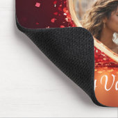Tapis De Souris Cadre photo coeur personnalisé (Coin)