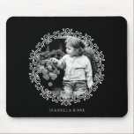 Tapis De Souris Cadres photo noir et blanc Fancy Swils<br><div class="desc">Design élégant et fantaisiste de cadre photo.</div>