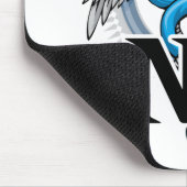 Tapis De Souris Caducée de bleu du NP (Coin)
