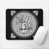Tapis De Souris Caducée médecin de la paix (Avec souris)