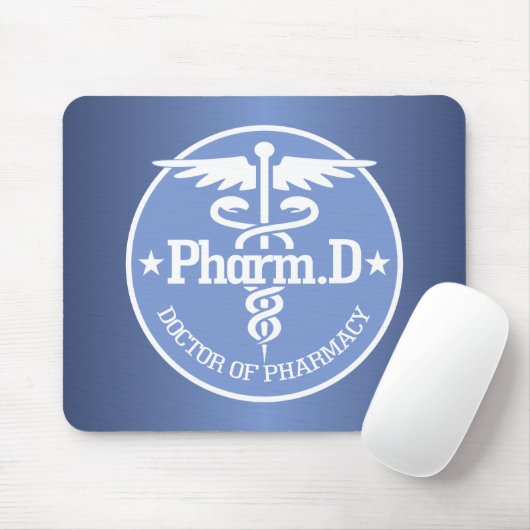 Tapis De Souris Caduceus PharmD 2 (Avec souris)