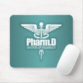 Tapis De Souris Caduceus PharmD 3 (Avec souris)