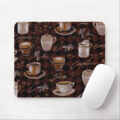 Tapis De Souris Café (Avec souris)