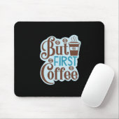 Tapis De Souris Café Art mais premier café 3 (Avec souris)