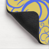 Tapis De Souris Café Bleu (Coin)
