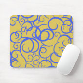 Tapis De Souris Café Bleu (Avec souris)