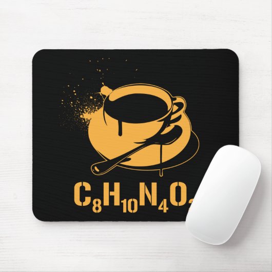 Tapis De Souris Café C8H10N4O2 (Avec souris)