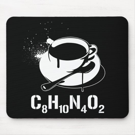 Tapis De Souris Café C8H10N4O2 (Devant)