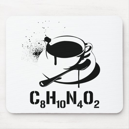 Tapis De Souris Café C8H10N4O2 (Devant)
