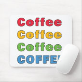 Tapis De Souris Café café café café (Avec souris)
