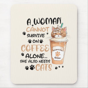 Tapis De Souris Café & Chats - Cute Kawaii Art