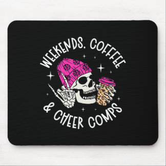 Tapis De Souris Café du week-end Maman d'une mère de cheerleader 