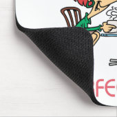 TAPIS DE SOURIS CAFÉ ET AMIS. (Coin)