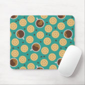 Tapis De Souris Café et cookies (Avec souris)