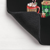 Tapis De Souris Café fin Noël Thanksgiving Famille Ou (Coin)