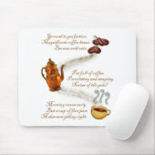Tapis De Souris Café Haiku Mousepad (Avec souris)