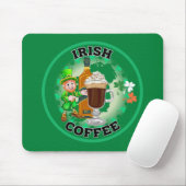 Tapis De Souris Café Irlandais - Un Elixir. (Avec souris)