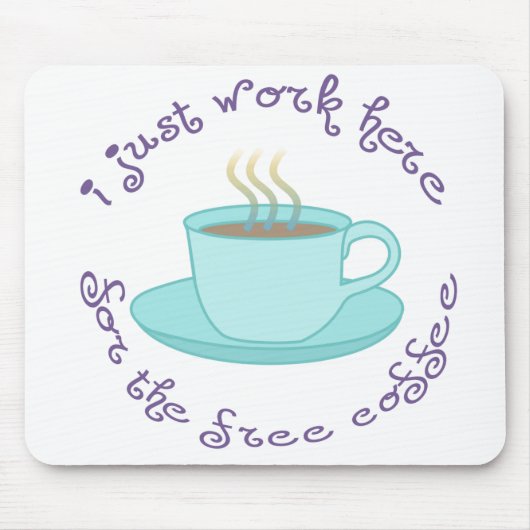 Tapis De Souris Café libre Mousepad (Devant)
