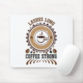 Tapis De Souris café long (Avec souris)