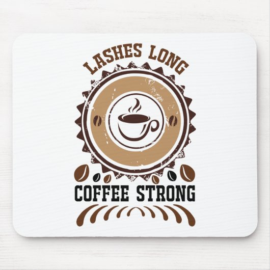 Tapis De Souris café long (Devant)