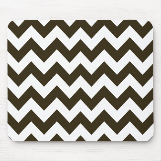 Tapis De Souris Café Mocha Neutral Chevron (Devant)