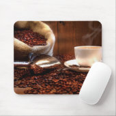 Tapis De Souris Cafè moulu frais (Avec souris)
