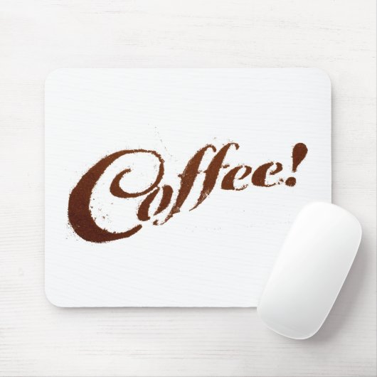 Tapis De Souris Café - Mousepad (Avec souris)