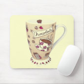 Tapis De Souris Café Mousepad de chocolat (Avec souris)