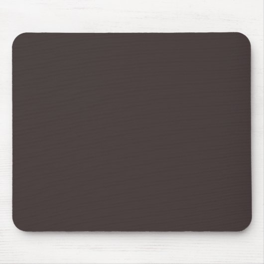 Tapis De Souris Café noir (couleur solide) (Devant)