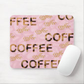 Tapis De Souris Café or rose (Avec souris)