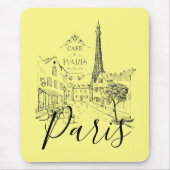 Tapis de souris Cafe Paris (Devant)