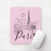 Tapis De Souris Café Paris Souris (Avec souris)