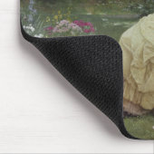 Tapis De Souris Café potable et lecture dans le jardin (la semaine (Coin)