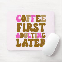 Café Premier Adulte Plus Tard Rose Brown Rétro