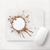 Tapis De Souris Café renversé Mousepad (Avec souris)