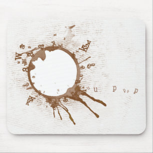 Tapis De Souris Café renversé Mousepad