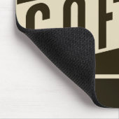 Tapis De Souris café rétro (Coin)