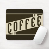 Tapis De Souris café rétro (Avec souris)