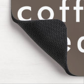 Tapis De Souris Café S'Il Vous Plaît Gras Simple Moderne (Coin)