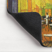 Tapis De Souris Café Terrasse à la nuit par van Gogh (Coin)