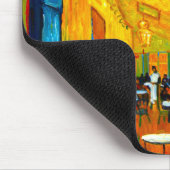 Tapis De Souris Café Van Gogh Terrasse en soirée (Coin)