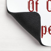 Tapis De Souris Café vous oblige rouge (Coin)