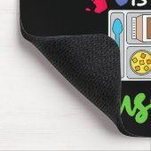 Tapis De Souris Cafétéria Déjeuner Dame Enfant Nutrition Est Mon E (Coin)