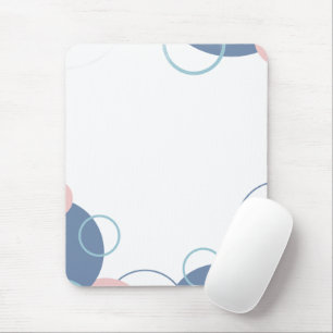 Tapis De Souris Cahier de notes élégant avec un motif de cercles c